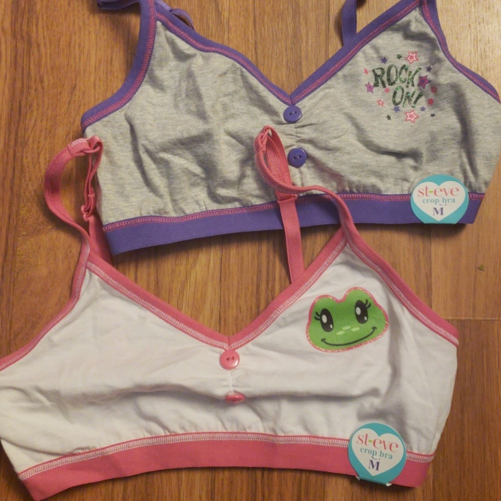 2 crop bra cami